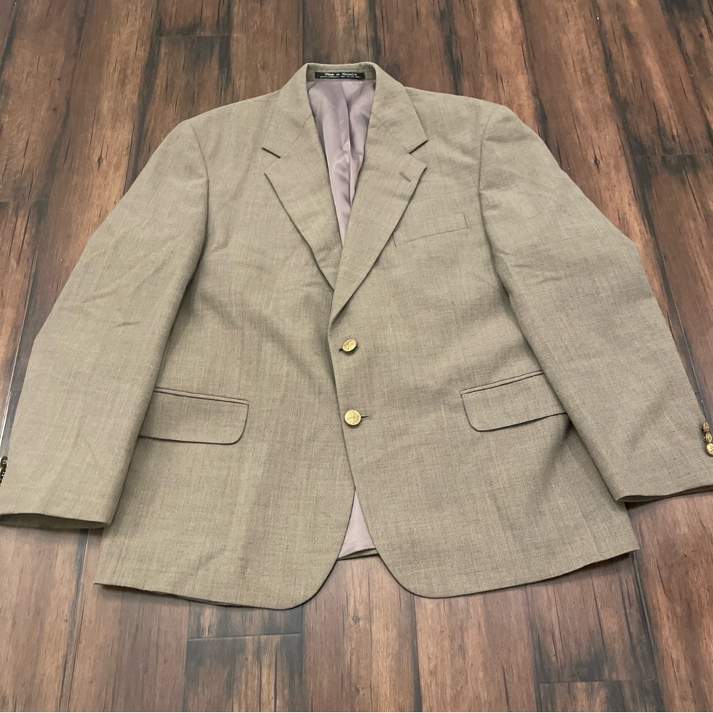 Wall Street Collection: Men's Tan Blazer 44S